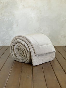 Quilted Blanket - Nuan - Cigar Beige