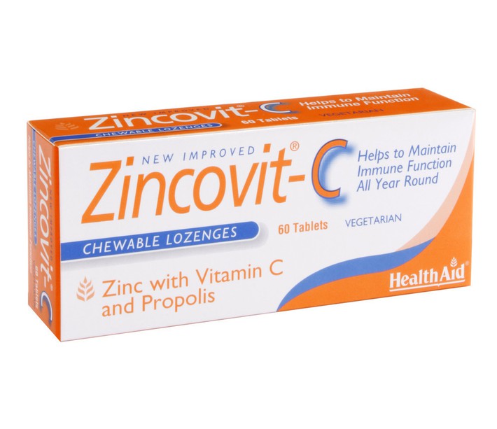 HEALTH AID ZINCOVIT-C 60TABL