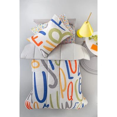 Παιδικό Πάπλωμα Letters Mutli Suede 160x220 guy La