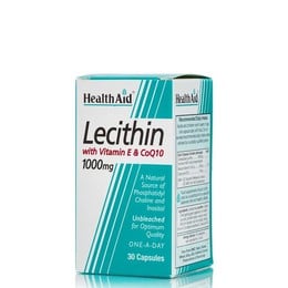 Health Aid Lecithin 1000mg & Co-Q-10 & Vitamin E 30 κάψουλες