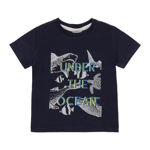 Boboli Knit T.Shirt''Fishes'' For Baby Boy (302184