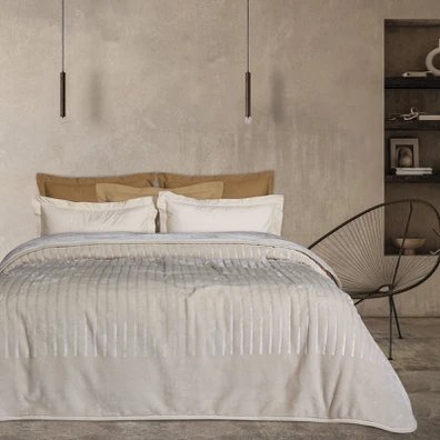 Das Home Κουβερτα Velour Monh 1351 Beige 160x240
