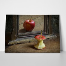 Apple reflecting in mirror 339177620 a