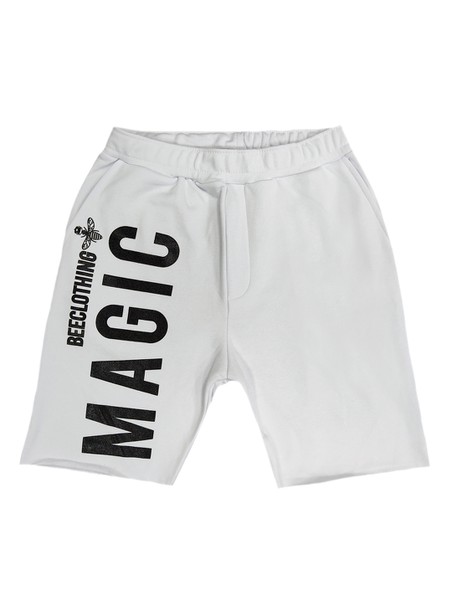 Magicbee big logo shorts - white
