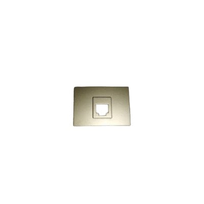 Coral Single Network Socket Cover Gold Pearl