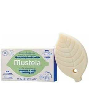 Mustela Shampoo & Body Cleansing Bar, 75gr