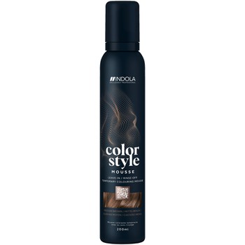 INDOLA COLOR STYLE MOUSSE LEAVE-IN ΚΑΣΤΑΝΟ ΜΕΣΑΙΟ 