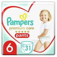 Pampers Premium Care Pants No 6 (15+kg) Πάνες-Βρακ