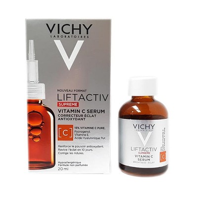 VICHY Vichy Liftactiv Supreme 15% Pure Vitamin C Brightening Serum Αντιγηραντικός Ορός Προσώπου με Βιταμίνη C 20ml