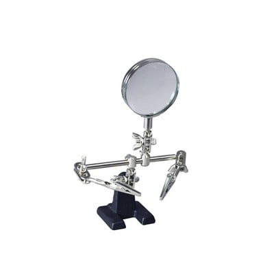 Plate Mounting Base With Magnifying Glass 3Χ