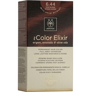 Apivita My Color Elixir Μόνιμη Βαφή Μαλλιών Νο 6.4