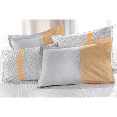 Ζεύγος Μαξιλαροθήκες Oxford Occio Grey 50x70 guy L