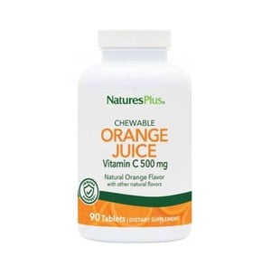 Nature's Plus  Vitamin C Orange Juice 500mg, 90 Μα
