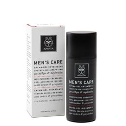 Apivita Men's Care Κρέμα-Gel Ενυδάτωσης Δροσερή, Μη Λιπαρή Υφή με Κέδρο και Προπόλη, 50ml