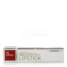 Korres Morello Creamy Lipstick - 34 (Mocha Brown), 3.5gr