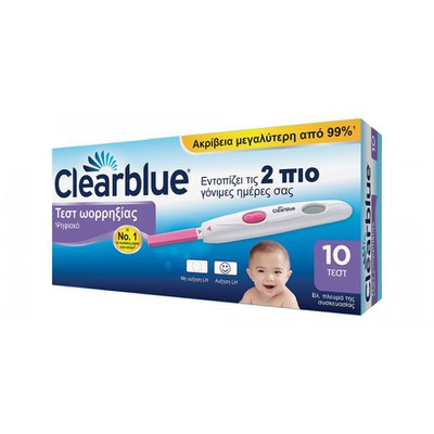 Clearblue Τεστ Ωορρηξίας Ψηφιακό 10 Τεμάχια