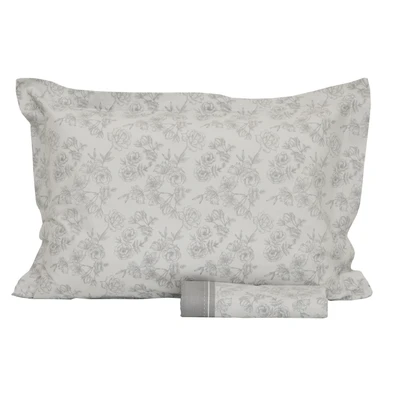 Μαξιλαροθήκη 35x40+4 Baby mix & Match 24 Γκρι
