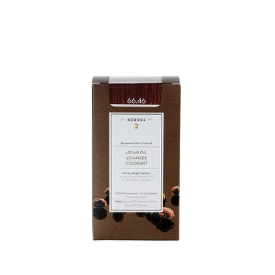 KORRES Argan Oil Advanced Colorant Βαφή Μαλλιών Intense Burgundy Red 66.46 50ml