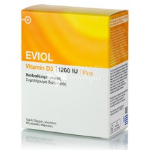 Eviol Vitamin D3 1200IU (30μg), 60caps