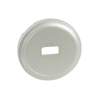 Celiane Socket Plate USB Titanium 68553