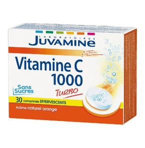 Juvamine Βιταμίνη C 1000mg Turbo, 30 αναβρ.δισκία