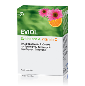 Eviol Echinacea & Vitamin C για Ενίσχυση του Ανοσο