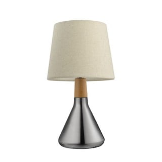 Table Lamp with Fabric Shade E14 Montes Metal & Na