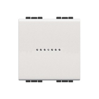 Livinglight Switch 10A 2 Modules White N4051M2AN