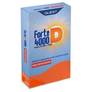 Quest Forte D 4000IU (100μg) Βιταμίνη D, 120 Ταμπλ