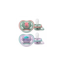 Philips Avent Ultra Air Pacifier For Girl 6-18m 2 pcs