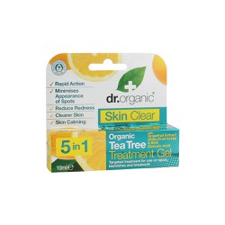 Dr.Organic Skin Clear Organic 5 in 1 Tea Tree Treatment Gel 10ml