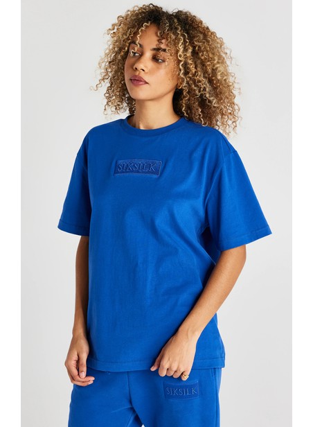 Siksilk blue oversized t-shirt ss-22089