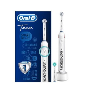 Oral-B Teen Ηλεκτρική Οδοντόβουρτσα Zebra White γι