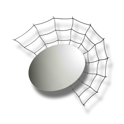 Καθρέπτης τοίχου 110Χ110 Spider σίδερο και καθρέπτ