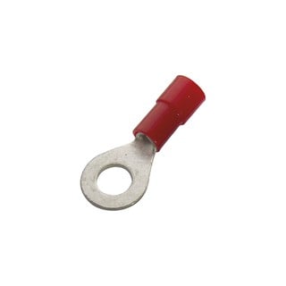 Insulated Ring Terminals Red Μ3 0.5-1.0 100 Piecie