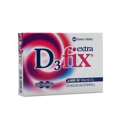 Uni-Pharma D3 Fix Extra 2000iu 60Tabs