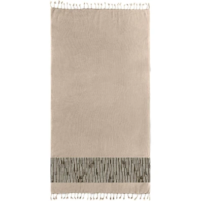Πετσέτα Θαλάσσης - Παρεό Pestemal 8 Beige 90x170 g
