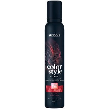 INDOLA COLOR STYLE MOUSSE LEAVE-IN ΚΟΚΚΙΝΟ 200ml