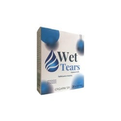 Erghani Wet Tears Hyaluron Οφθαλμικές Σταγόνες 0.3%, 20x0.4ml 1 piece