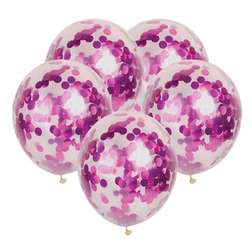 Balon Glitter Roze 10 Kom