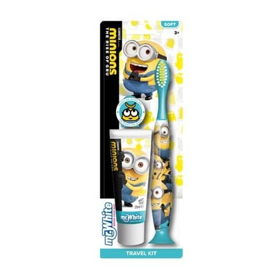 Mr. White Minions Travel Kit Παιδική Οδοντόβουρτσα