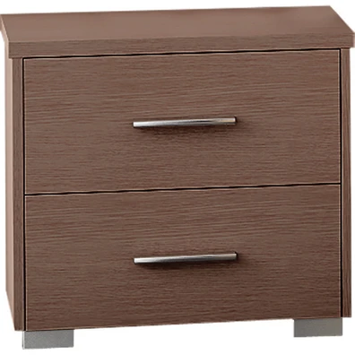 Κομοδίνο Ξύλινο Σε Χρώμα Καρυδί 50x48x35