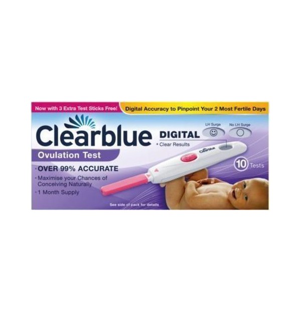 Clearblue Ovulation Test Digital Ψηφιακό Τεστ Ωορρηξίας 