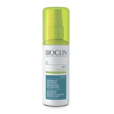 BIOCLIN Αποσμητικό Vapo Spray Fresh 24h Προστασίας Με Ευχάριστο Δροσερό Άρωμα 100ml