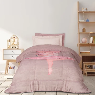 Das Kids Κουβερτοπαπλωμα 160χ220 4920 Nude, Pink 1