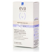 Intermed Eva Intima Restore Ovules (pH 3.8) - Επούλωση Κολπικού Βλενογόνου, 10 κολπικά υπόθετα