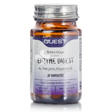Quest Enzyme Digest - Πεπτικά Ένζυμα με έλαιο μέντας, 90 tabs