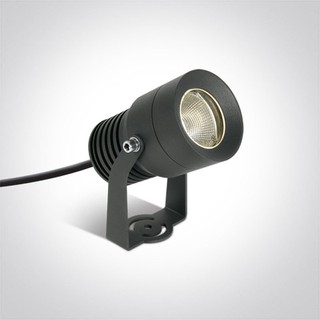 Outdoor Floodlight LED with Spike 10W 3000K Anthra