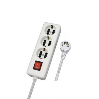 Socket Outlet 3-Way Cable 3m TM