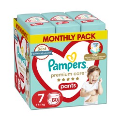 Pampers Premium Care Pants Pampers Premium Care Pants Diapers Size 7 (17kg+) 80 diapers 